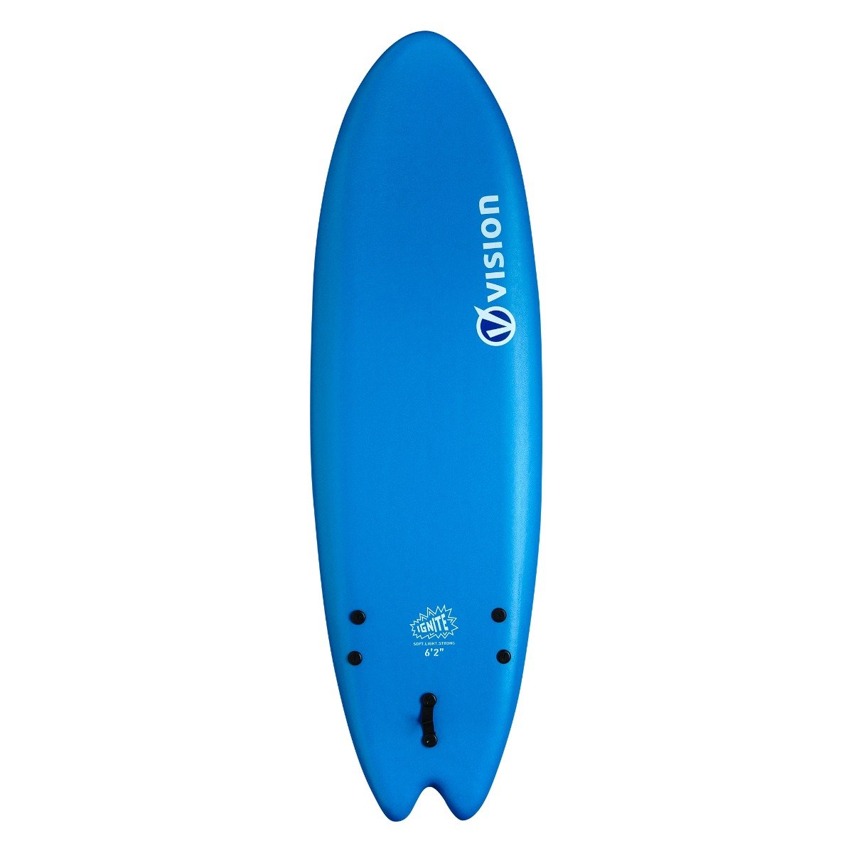 Vision Ignite Soft Fish 5ft 7' Surfboard - Blue/Navy - Top
