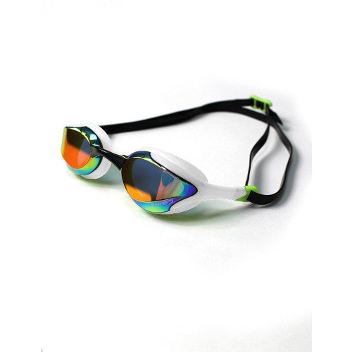 Zone3 Volare Streamline Racing Swim Goggles in White/Green