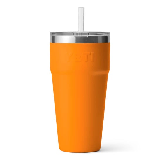 Yeti Rambler 26oz Straw Cup - King Crab Orange
