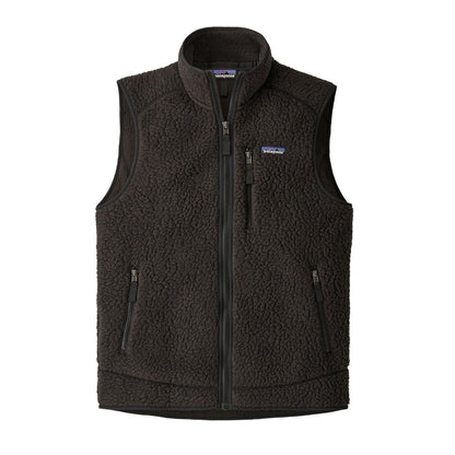 Patagonia Retro Pile Mens Fleece Vest - Black