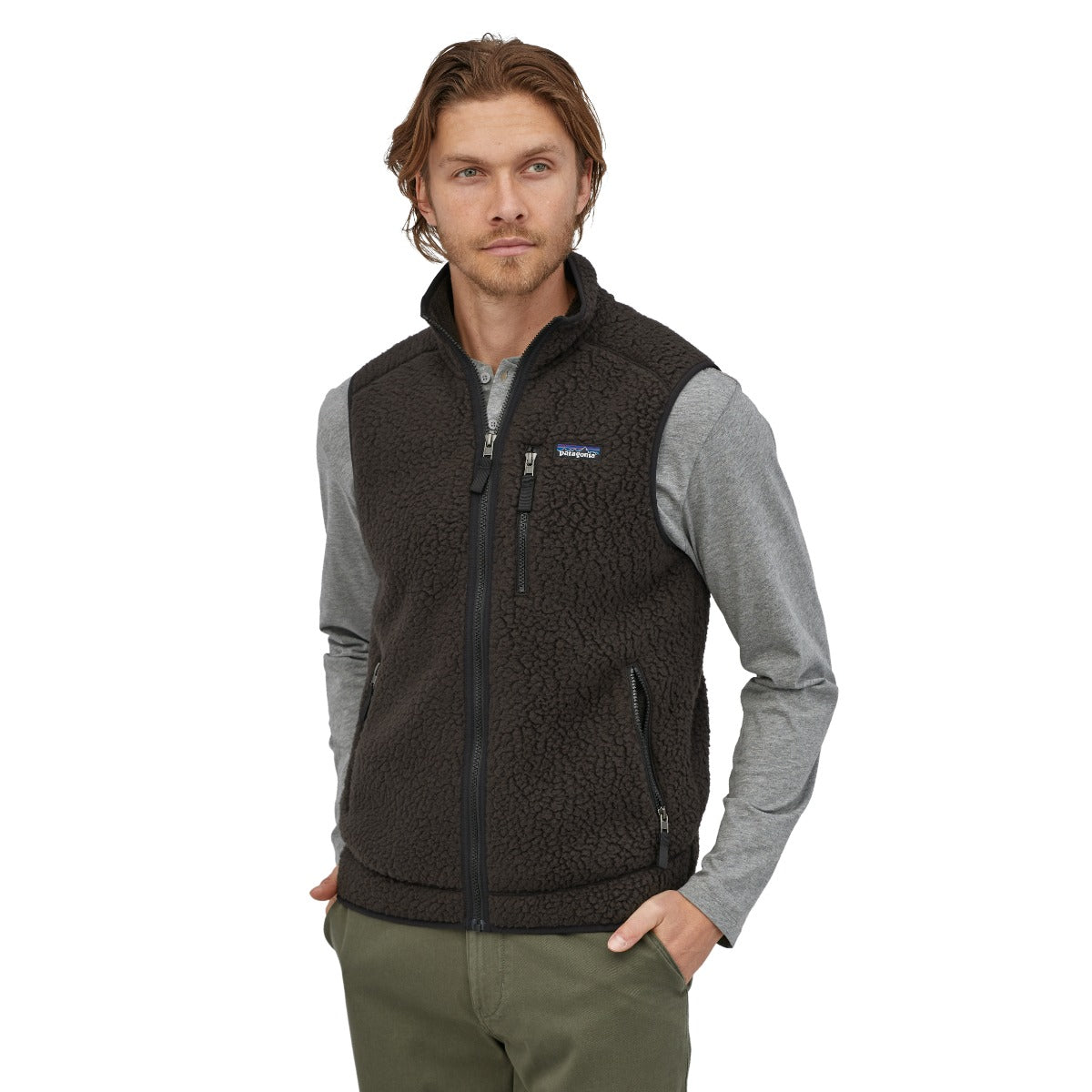 Patagonia Retro Pile Men's Fleece Vest - Black