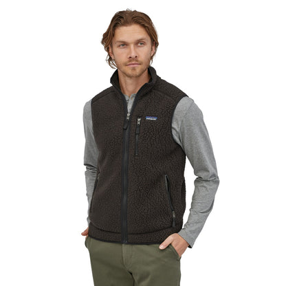 Patagonia Retro Pile Men's Fleece Vest - Black