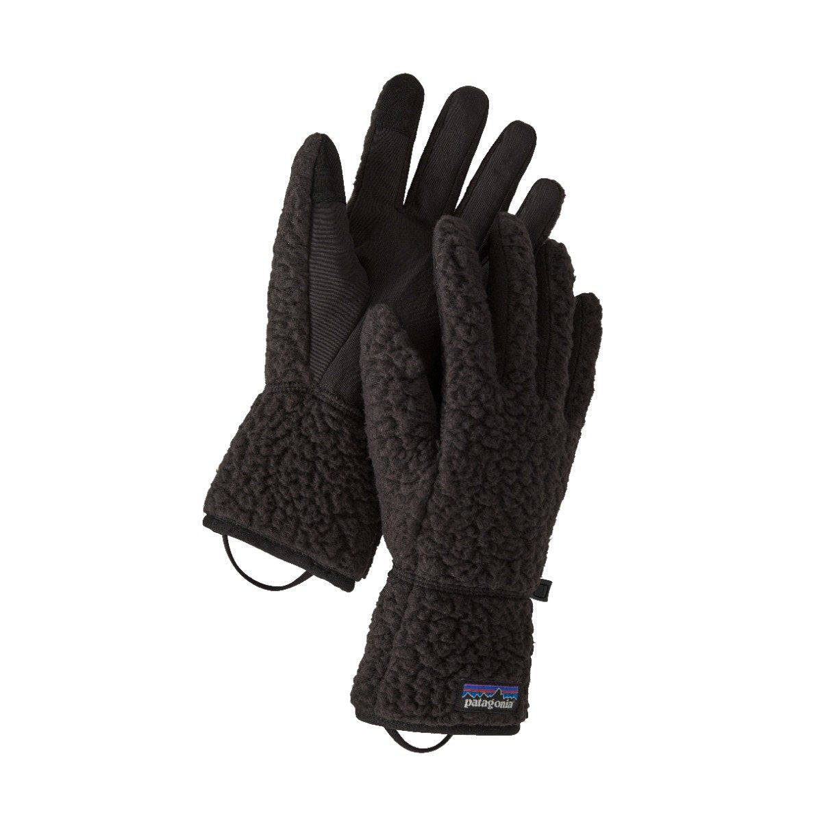 Patagonia Retro Pile Unisex Fleece Gloves - Black