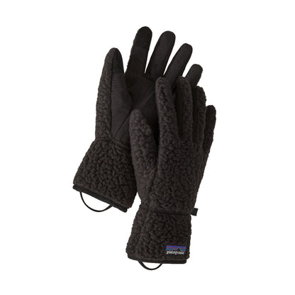 Patagonia Retro Pile Unisex Fleece Gloves - Black