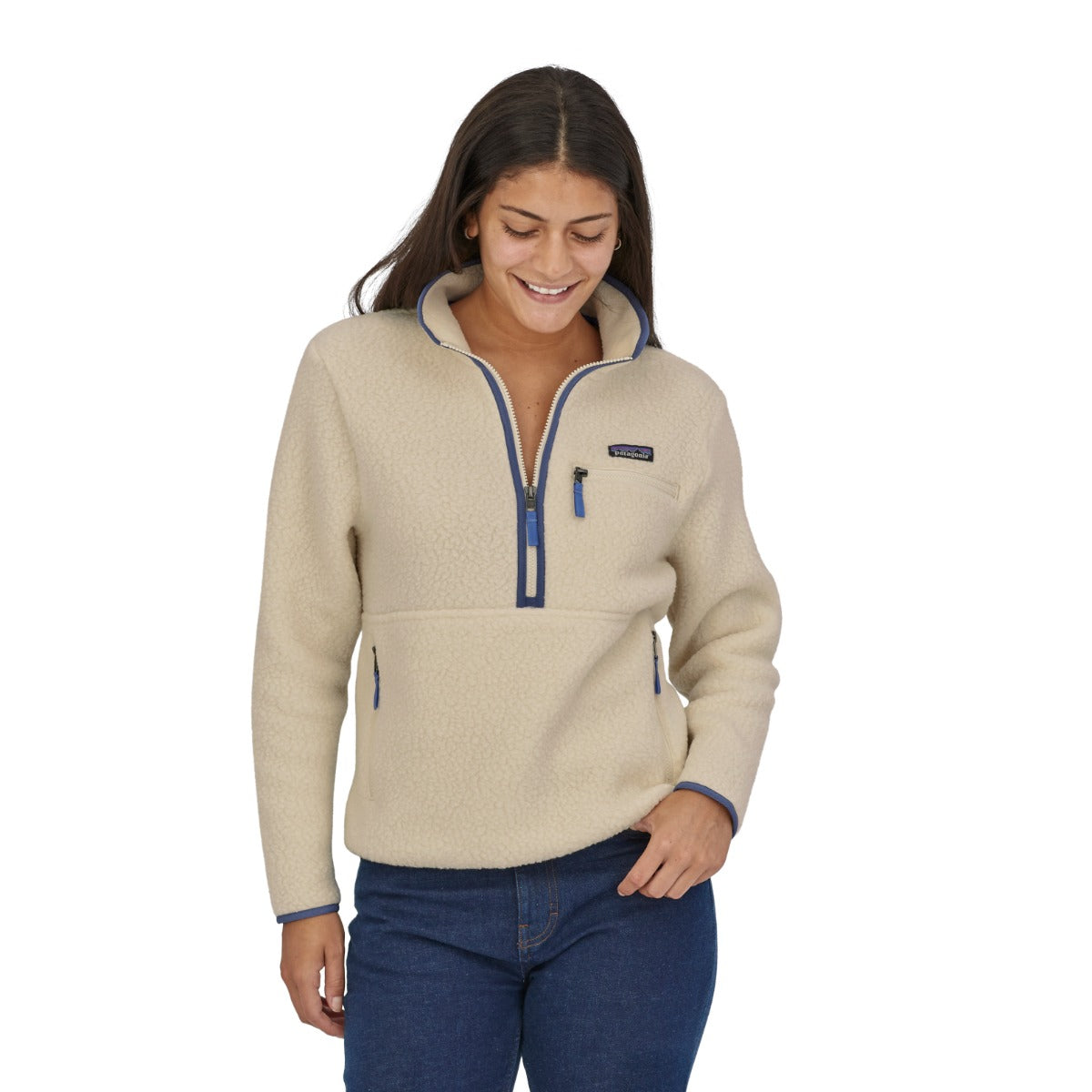 Patagonia Retro Pile Womens Marsupial Fleece - Natural