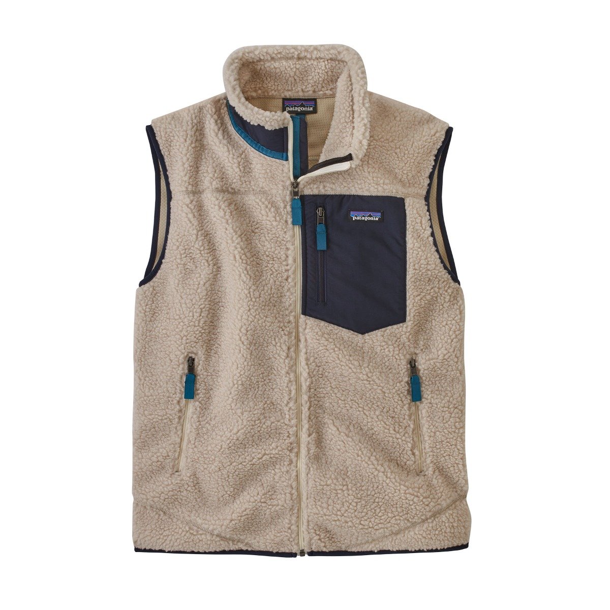 Patagonia Classic Retro-X Mens Fleece Vest - Natural