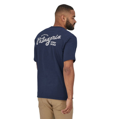 Patagonia Quality Surf Pocket Men's Responsibli-Tee - New Navy