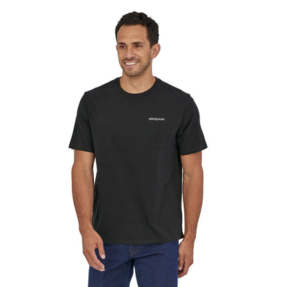 Patagonia P-6 Men's Mission Organic Cotton Tee - Ink Black