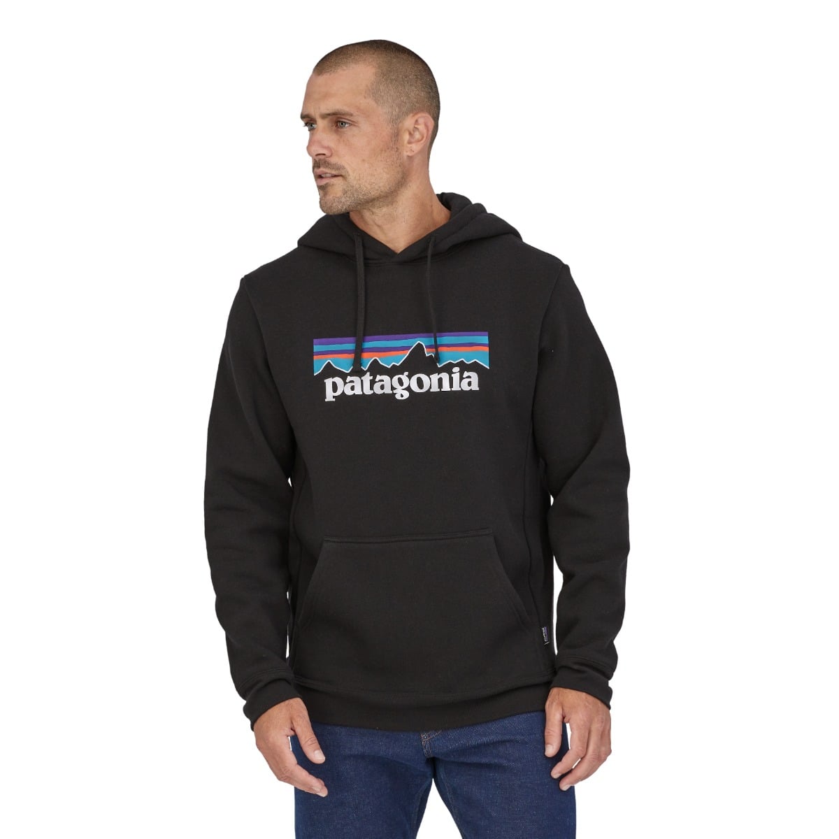Patagonia Mens P-6 Logo Uprisal Hoody - Black