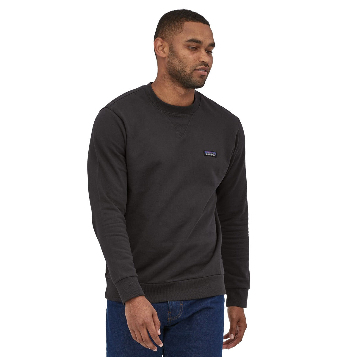 Patagonia Regenerative Organic Certified Cotton Crewneck Unisex Sweatshirt - Ink Black