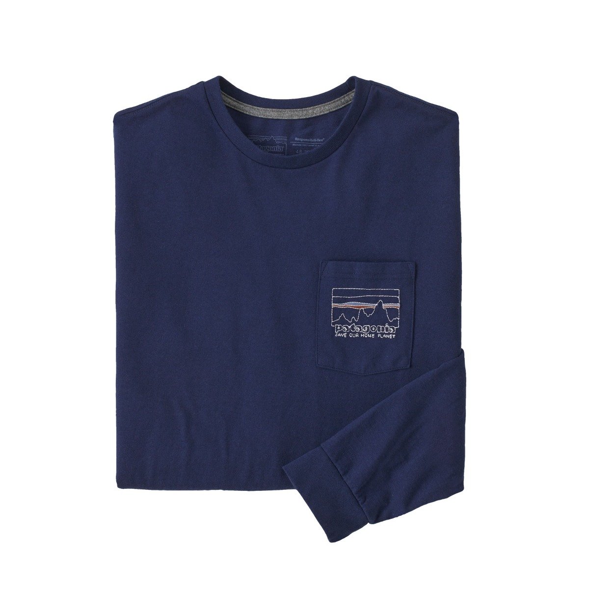 Patagonia Long-Sleeved '73 Skyline Men's Pocket Responsibili-Tee - SNDB