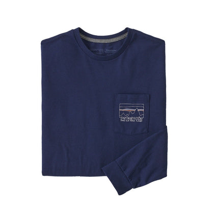 Patagonia Long-Sleeved '73 Skyline Men's Pocket Responsibili-Tee - SNDB