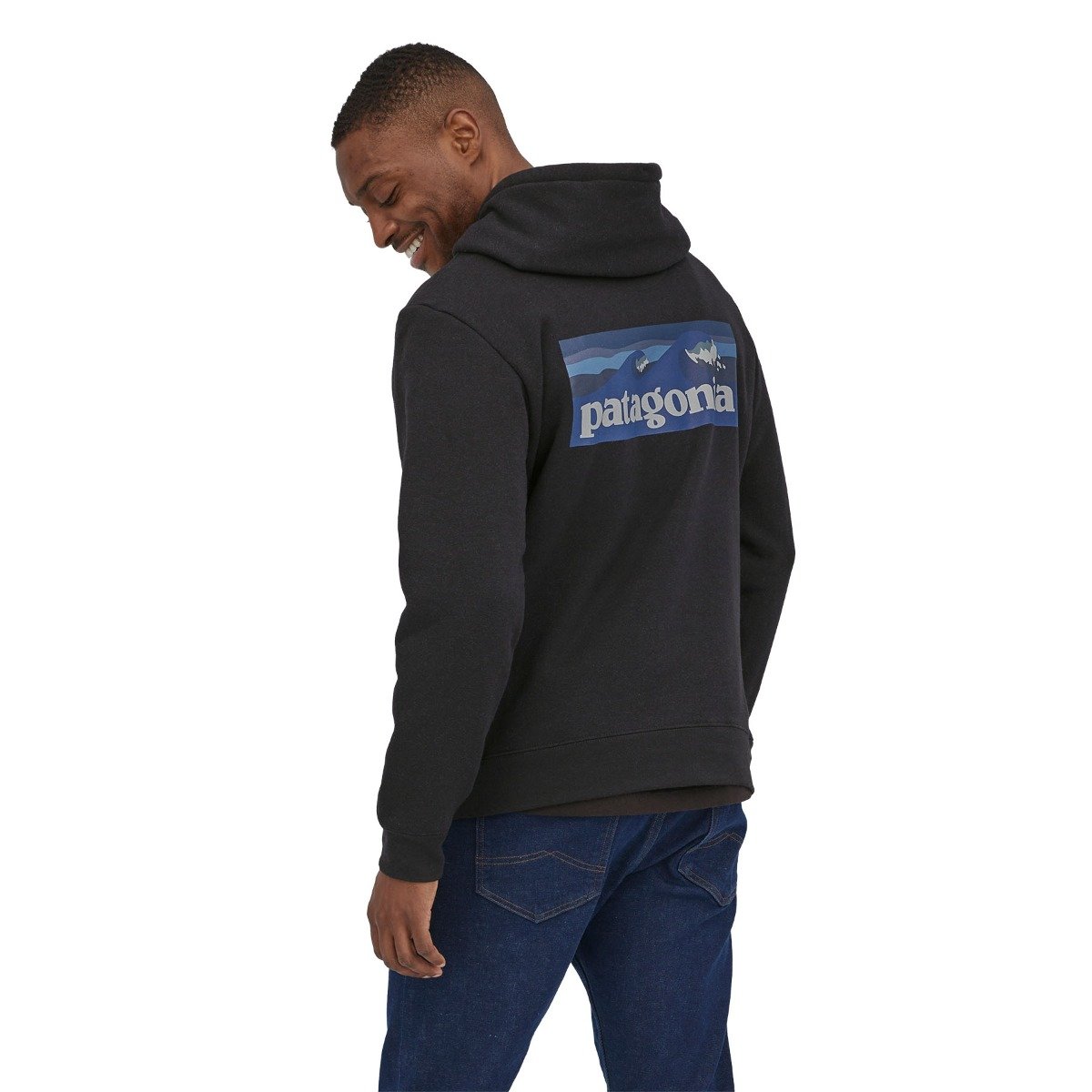 Patagonia Boardshort Logo Unisex Uprisal Hoody - Ink Black