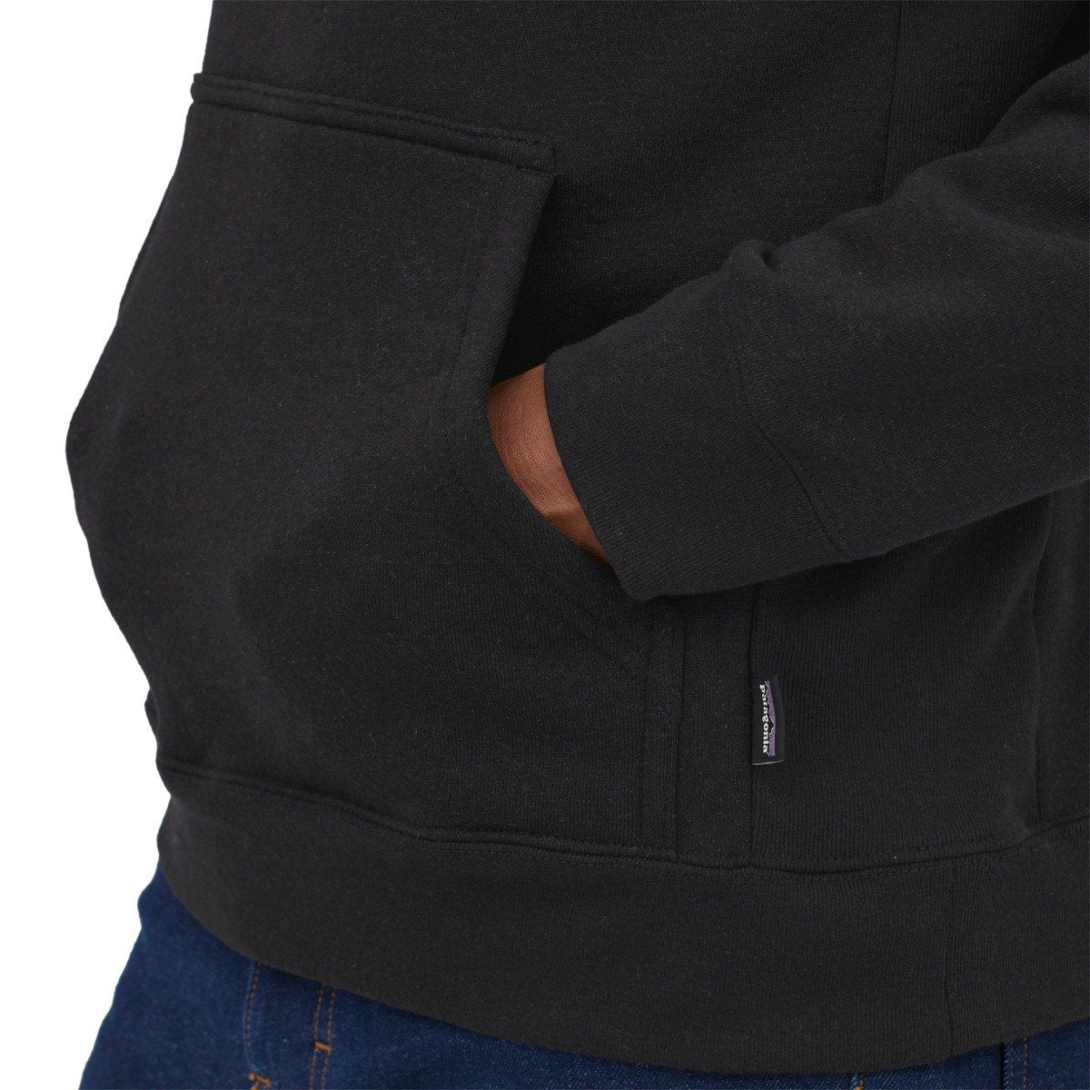 Patagonia Boardshort Logo Unisex Uprisal Hoody - Ink Black