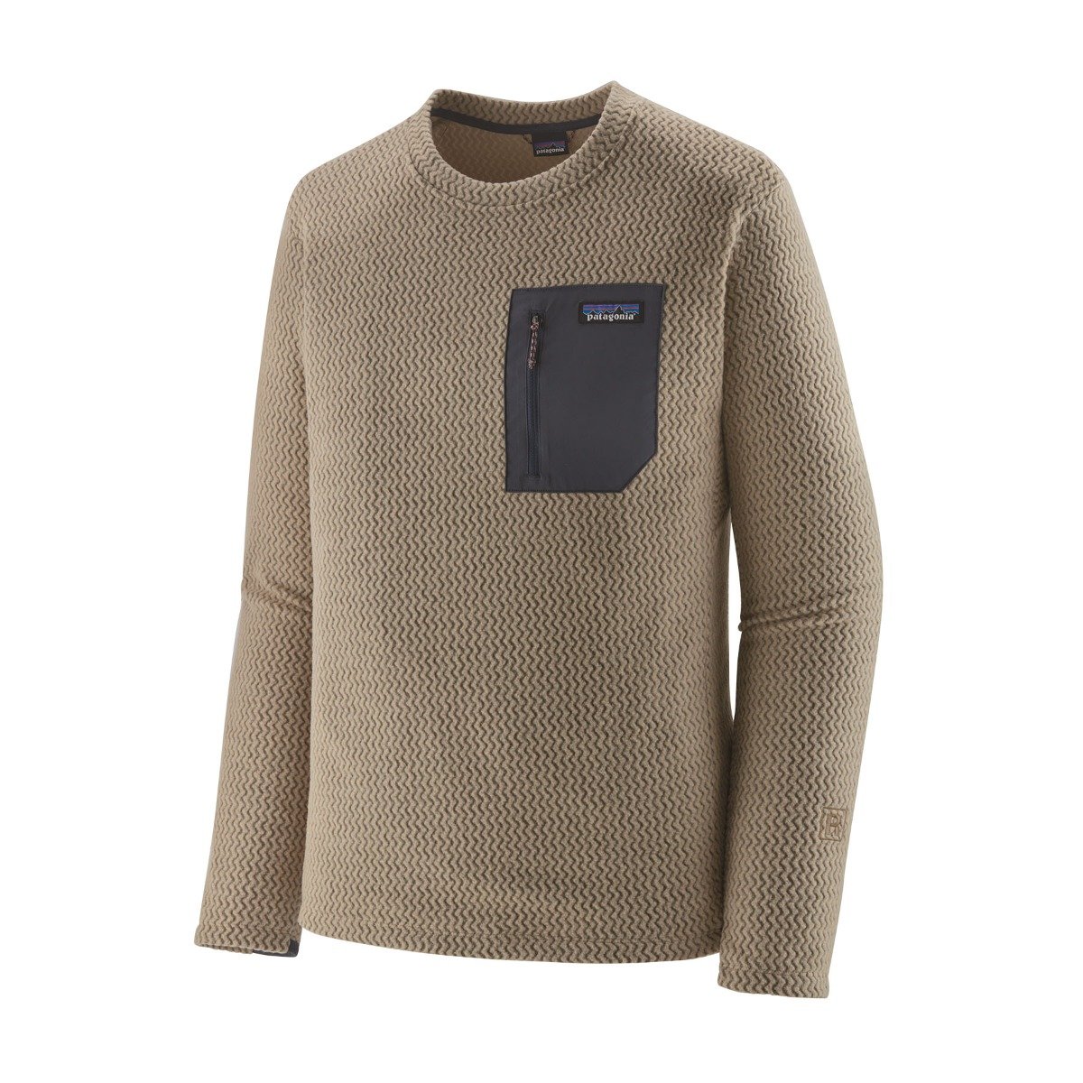 Patagonia R1 Air Mens Crew Pullover - Oar Tan