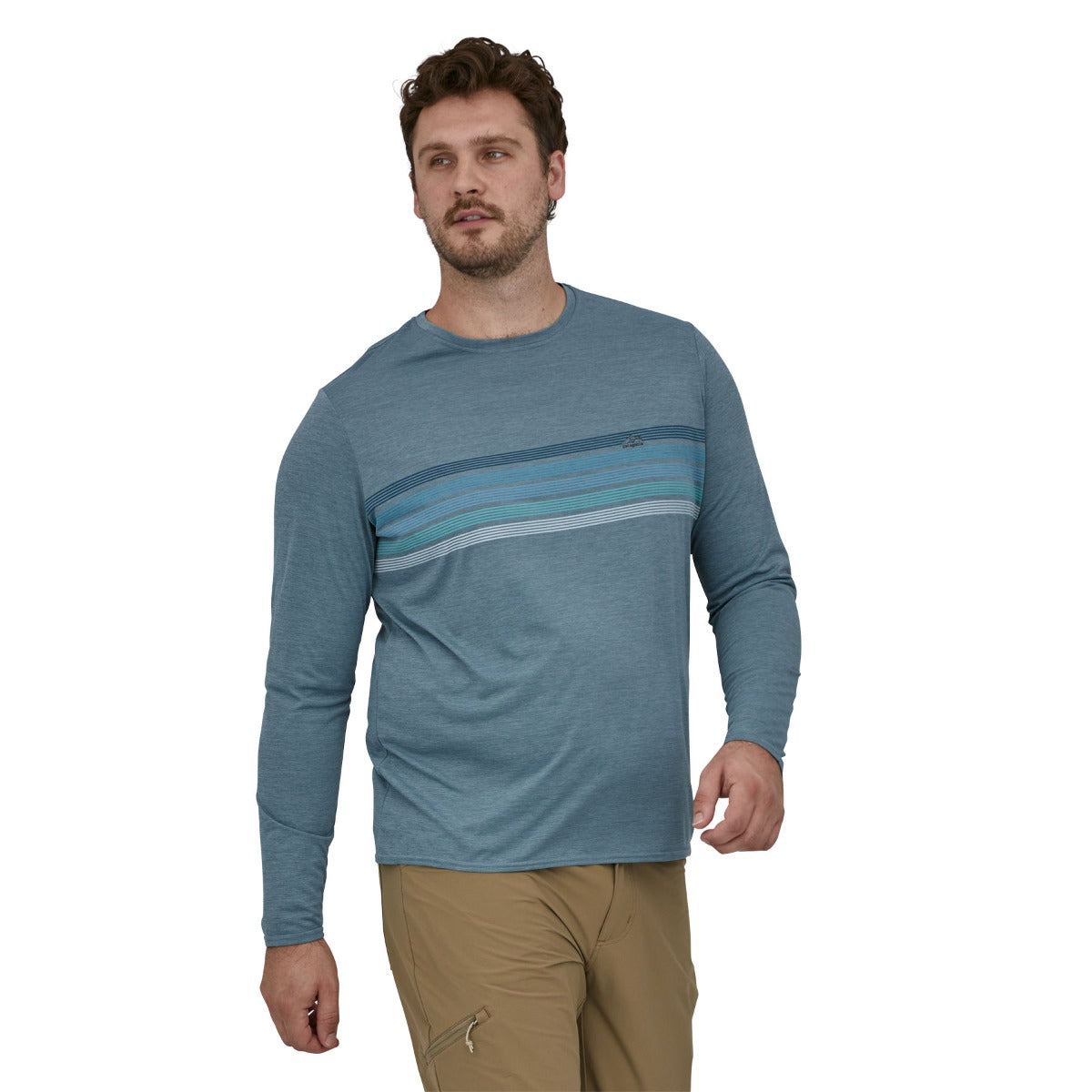Patagonia Men's Long-Sleeved Capilene Cool Daily Graphic Shirt - LIPX