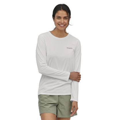 Patagonia Capilene Cool Daily Women's Graphic Shirt - Grey/White