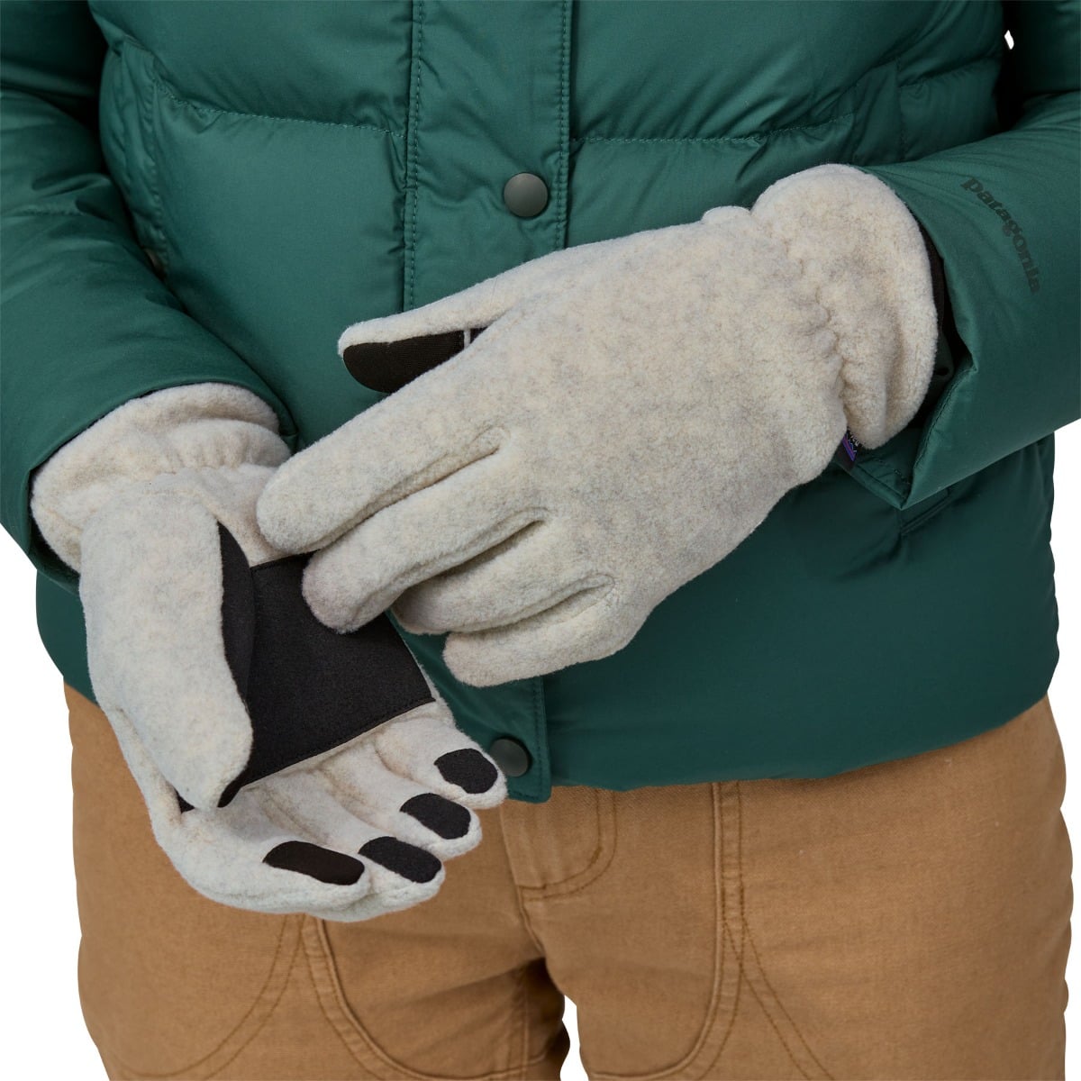 Patagonia Synch Gloves - Oat