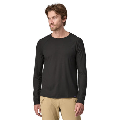 Patagonia Long-Sleeved Men's Cap Cool Trail Shirt - Black