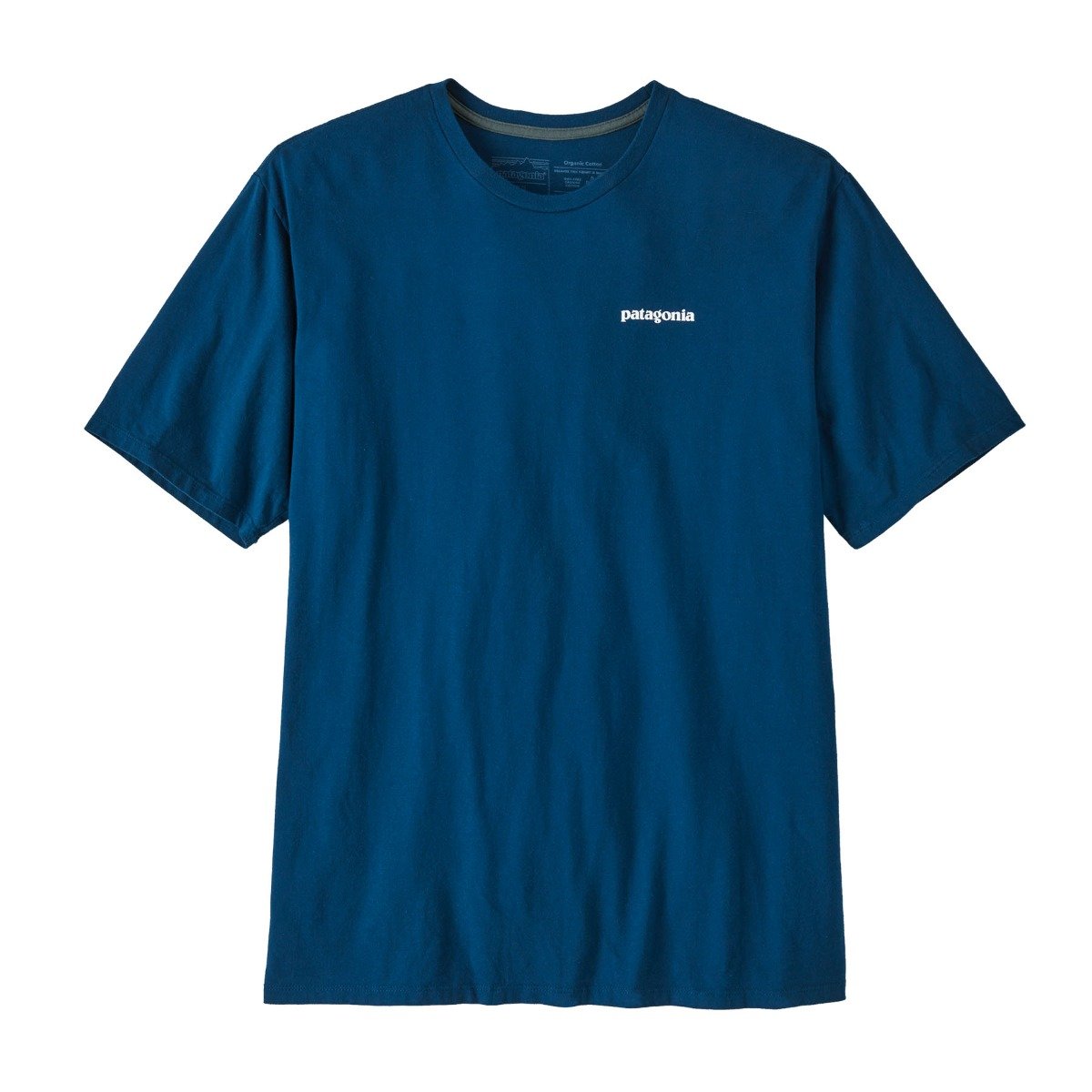 Patagonia P-6 Men's Mission Organic Cotton Tee - Lagom Blue
