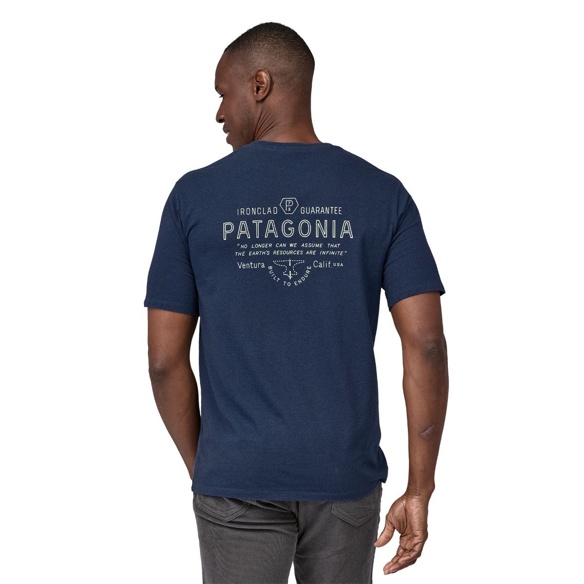 Patagonia Forge Mark Men's Responsibili-Tee - Lagom Blue
