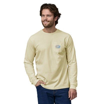 Patagonia Snowstitcher Men's Long-Sleeved Reponsibilli-Tee - Birch White