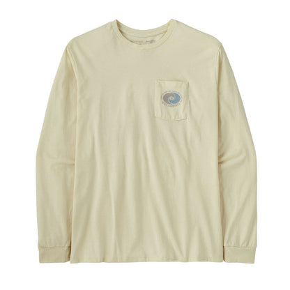 Patagonia Snowstitcher Men's Long-Sleeved Reponsibilli-Tee - Birch White
