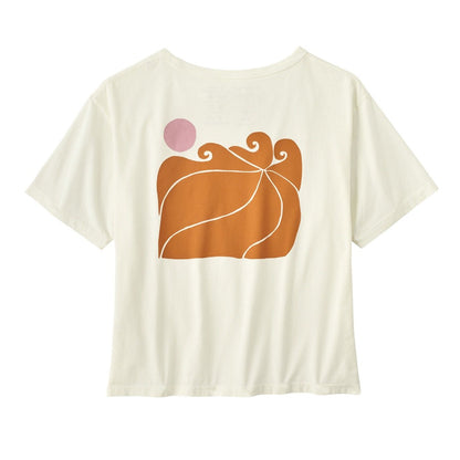 Patagonia Sunrise Rollers Womens Responsibili-Tee - Birch White