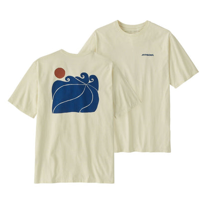 Patagonia Sunrise Rollers Men's Responsibili-Tee - Birch White