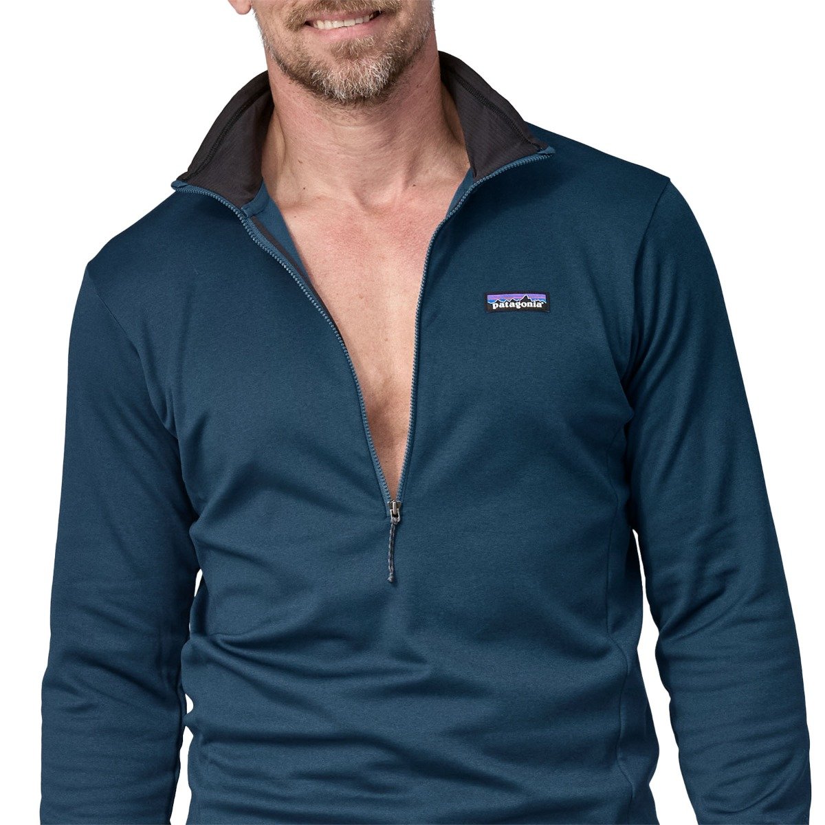 Patagonia R1 Daily Men's Zip Neck - Lagom Blue