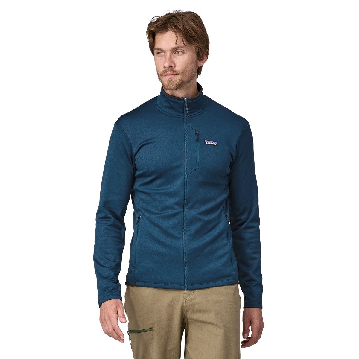 Patagonia R1 Daily Men's Jacket - Lagom Blue/Tidepool Blue X-Dye