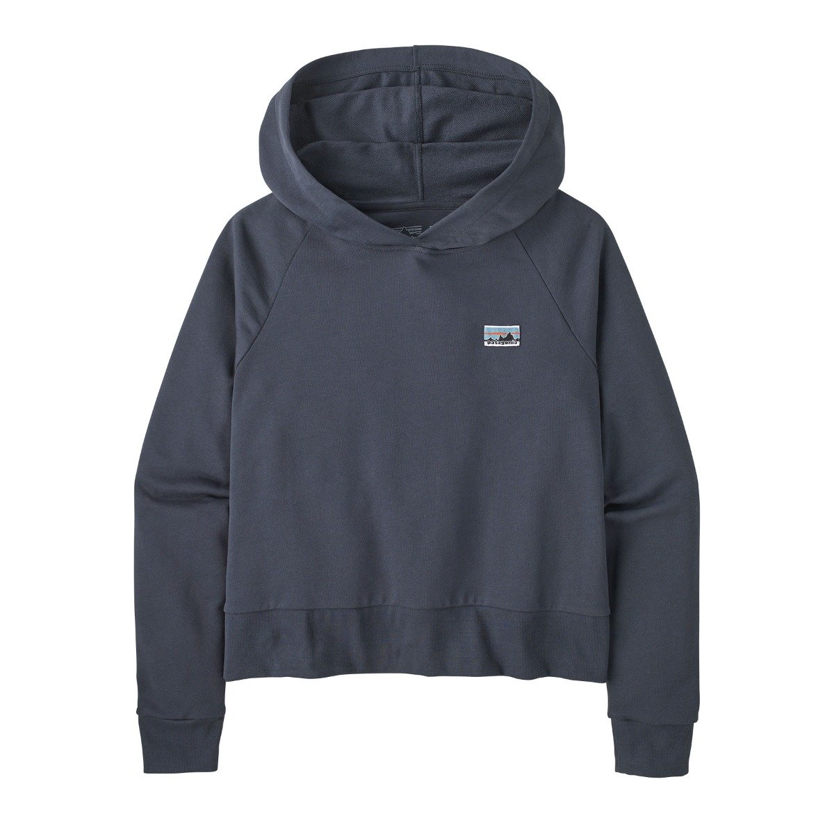 Patagonia Regenerative Womens Organic Certified Cotton Essential Hoody - Smoulder Blue