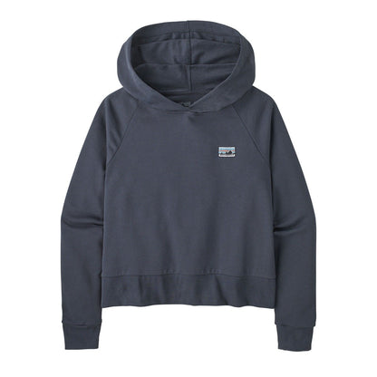 Patagonia Regenerative Womens Organic Certified Cotton Essential Hoody - Smoulder Blue