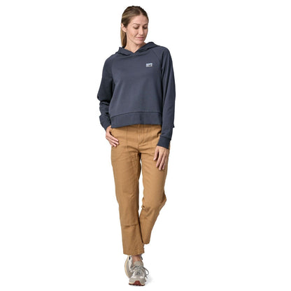 Patagonia Regenerative Women's Organic Certified Cotton Essential Hoody - Smoulder Blue