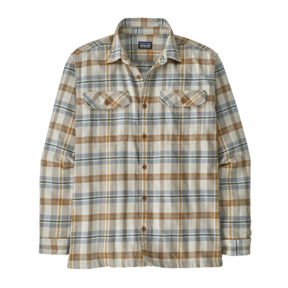 Patagonia Fjord Long-Sleeve Mens Flannel Shirt - Fields/Natural