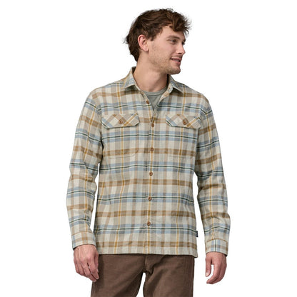 Patagonia Fjord Long-Sleeve Men's Flannel Shirt - Fields/Natural