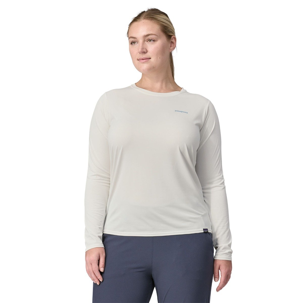 Patagonia Capilene Cool Daily Women's Graphic Shirt - Grey/White