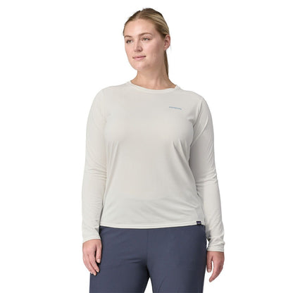 Patagonia Capilene Cool Daily Women's Graphic Shirt - Grey/White
