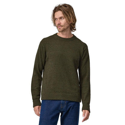 Patagonia Recycled Men's Wool Sweater - Basin Green