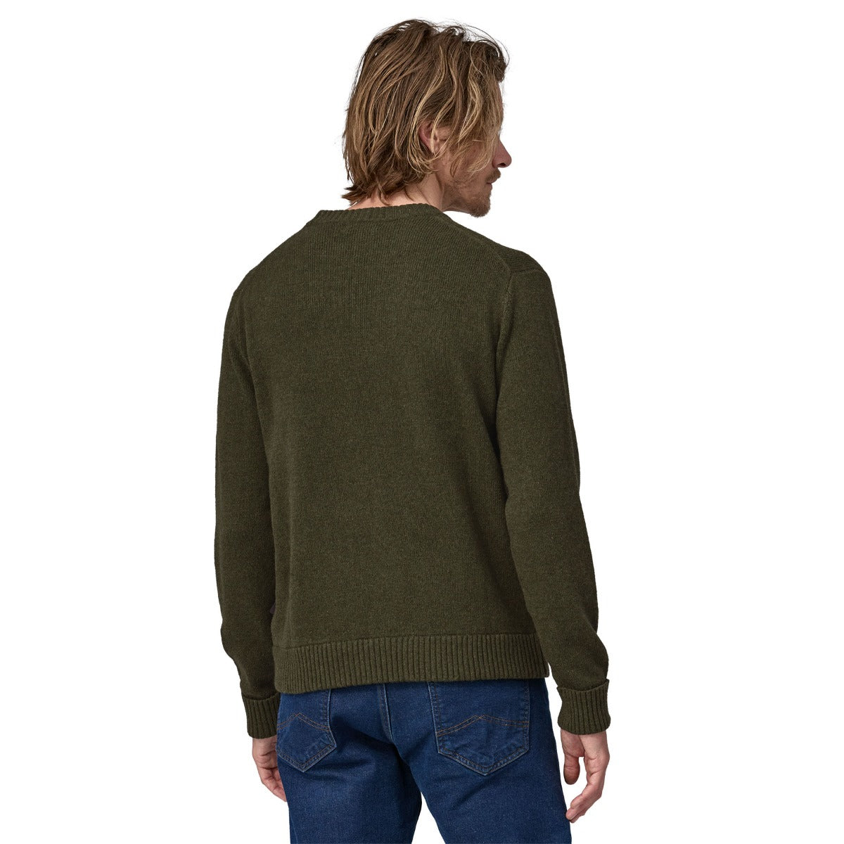 Patagonia Recycled Men's Wool Sweater - Basin Green
