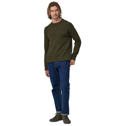Patagonia Recycled Men's Wool Sweater - Basin Green