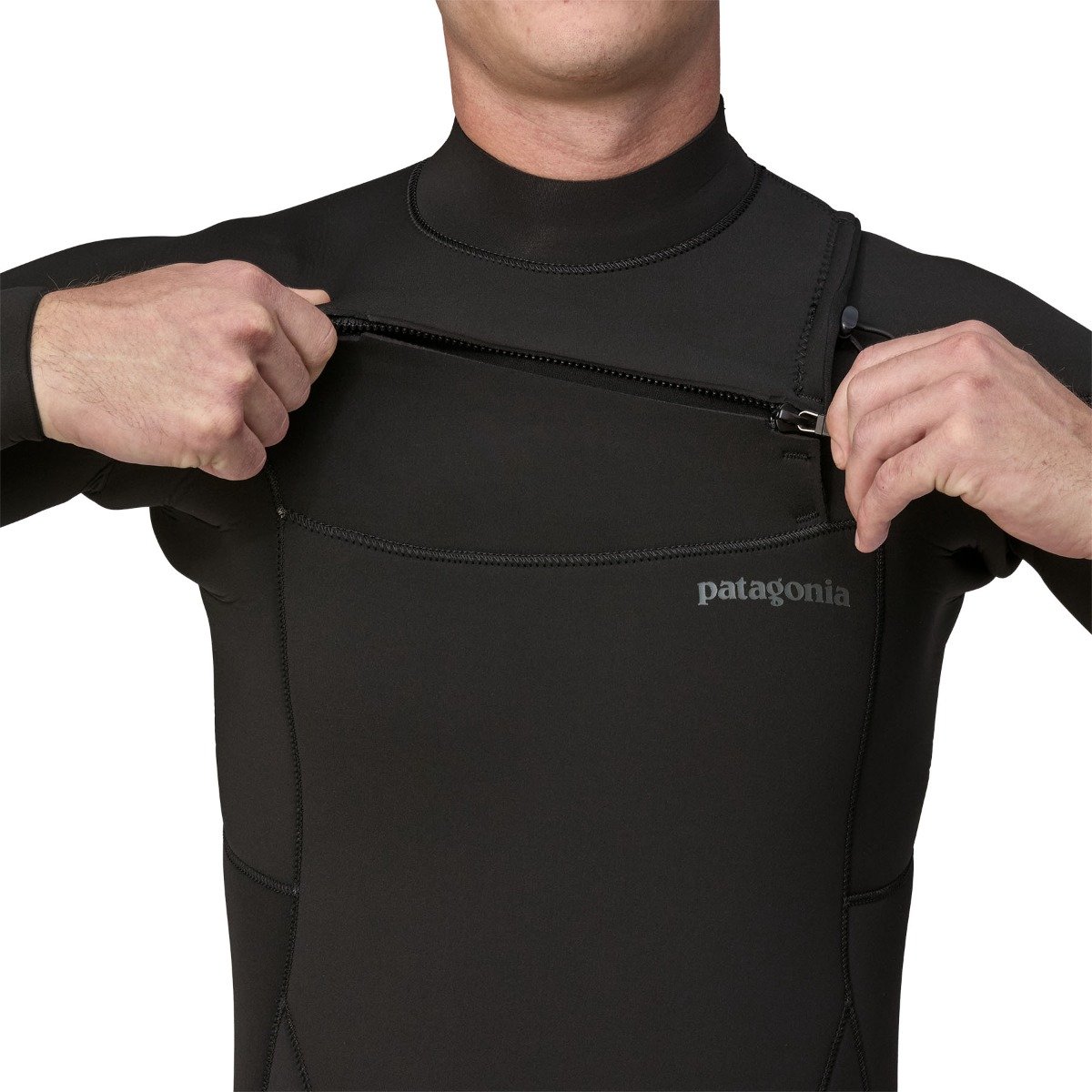 Patagonia Regulator R2 Yulex 3mm Men's Front Zip Full Wetsuit 2025 - Black