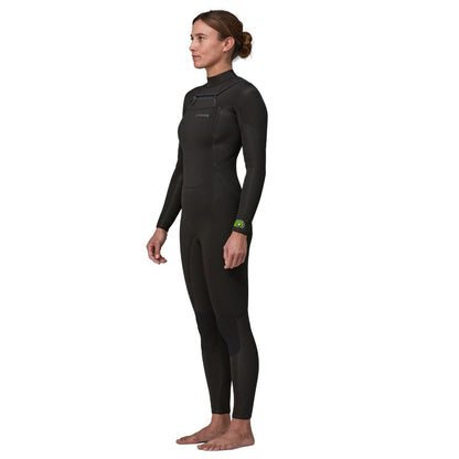 Patagonia Women's R2 Yulex Regulator Chest Zip 3.5/3mm Wetsuit - Black