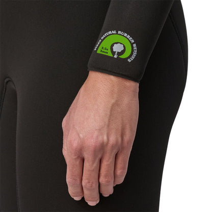 Patagonia Women's R2 Yulex Regulator Chest Zip 3.5/3mm Wetsuit - Black