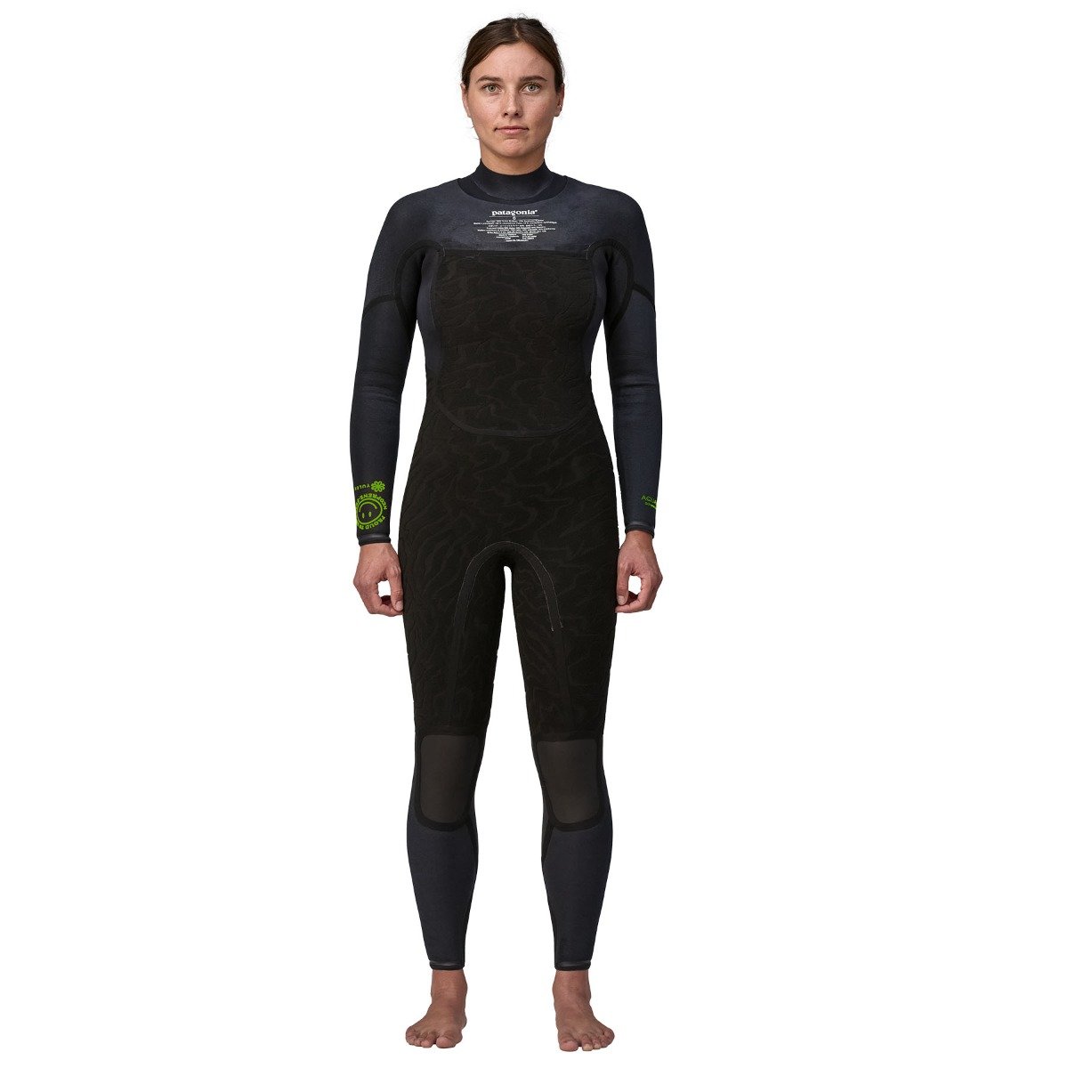 Patagonia Women's R2 Yulex Regulator Chest Zip 3.5/3mm Wetsuit - Black