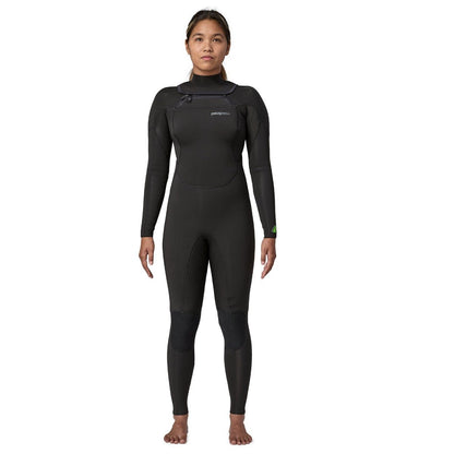 Patagonia Women's R2 Yulex Regulator Chest Zip 3.5/3mm Wetsuit - Black