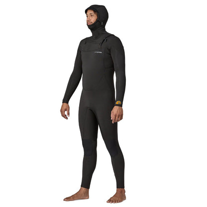 Patagonia R3 Yulex 4.5/3.5mm Mens Front Zip Hooded Wetsuit - Black