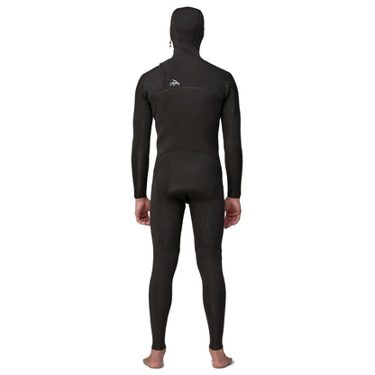 Patagonia R5 Yulex Regulator 6.5/5mm Men's Chest Zip Hooded Wetsuit 2025 - Black
