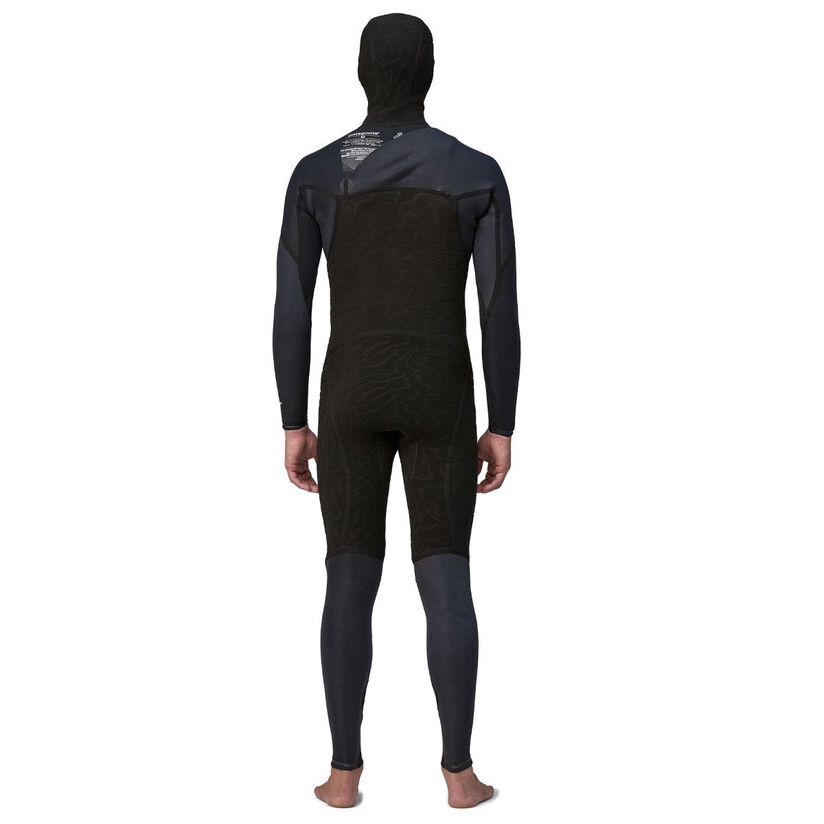 Patagonia R5 Yulex Regulator 6.5/5mm Men's Chest Zip Hooded Wetsuit 2025 - Black