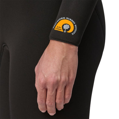 Patagonia Women's R3 Regulator 4.5/3.5mm Chest Zip Wetsuit - Black